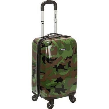 Rockland Safari Hardside Spinner Wheel Luggage, CAMO, Carry-On 20