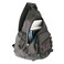 Kawei Knight Large Sling Bag Laptop Backpack Cross Body Messenger Bag Shoulder Travel Rucksack (A-Black)