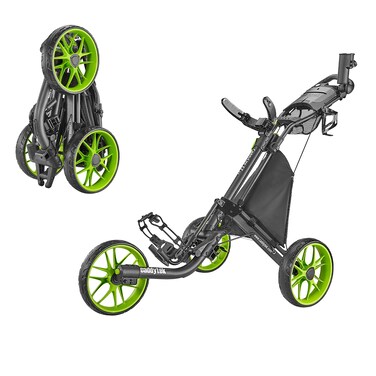 Caddytek CaddyLite EZ V8 3 Wheel Golf Push Cart - Lightweight and Easy to Fold