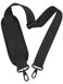 Taygeer Shoulder Strap, 52" Universal Replacement Laptop Shoulder Strap Luggage Duffel Bag Strap Adjustable Comfortable Belt with Metal Hooks for Briefcase Computer Messenger Bag Laptop Case, Black