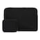 MOSISO Laptop Case 13.3 inch, 13-13.3 inch Laptop Sleeve Bag Compatible with MacBook Air/Pro 13 / Pro 14, HP Dell ASUS Lenovo Notebook, Neoprene Computer Sleeve Bag with Small Case, Black