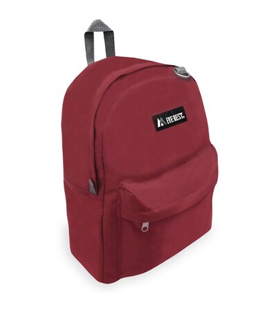 Everest Classic Backpack, Burgundy, One Size,2045CR-BURG