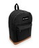 Everest Luggage Suede Bottom Backpack, Black, Large