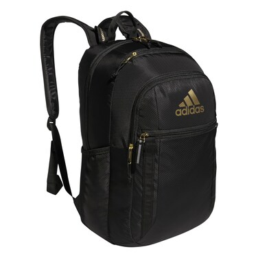 adidas Excel 7 Backpack, Black/Gold Metallic, One Size