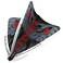 RED DRAGON Peter Wright Snakebite Hardcore Ionic Grey Snake Freestyle Dart Flights - 3 Sets per Pack (9 Dart Flights in Total)
