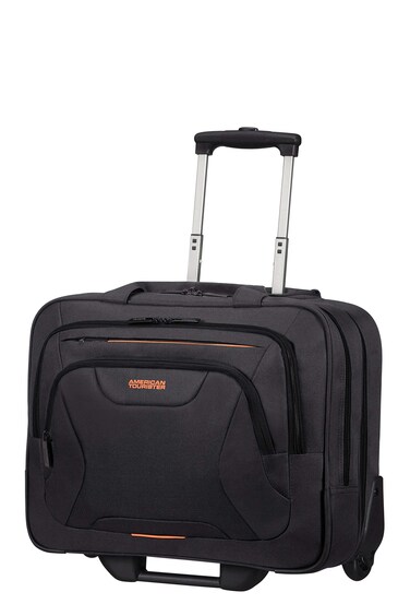 American Tourister Roller Case, Black (Black/Orange), 44 Centimeters