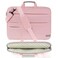 KINGSLONG Laptop Case Sleeve with strap 15 15.6 16 Inch Laptop Bag Lightweight Slim Computer Notebook Ultrabooks Carrying Case Cover for Women Pink