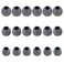 Brandless Silicone Earbud Tips Replacement Earbuds Cap Eartips Tips Eargels 9 Pairs S M L