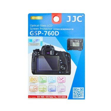 JJC LCD Optical Glass Screen Protector for Canon 760D and EOS 8000D