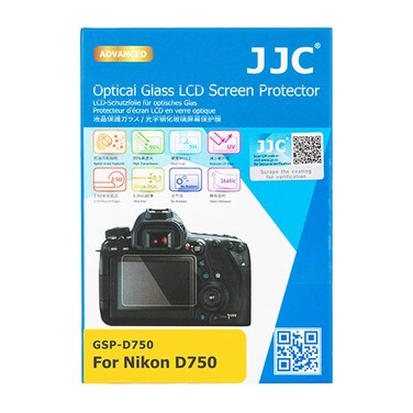 JJC LCD Optical Glass Screen Protector for Nikon D750