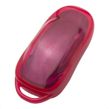 TANGSEN Smart Key Fob Case Red TPU Protective Cover Compatible with Tesla Model X Keyless Entry Remote Control Accessories