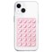 JingJinYY Silicone Suction Phone Case Mount, Non Slip Sticky Phone Grip for Cellphone, Silicon Adhesive Suction Cup Phone Mount, Strong Grip Holder for Selfies and Videos (Light Pink)