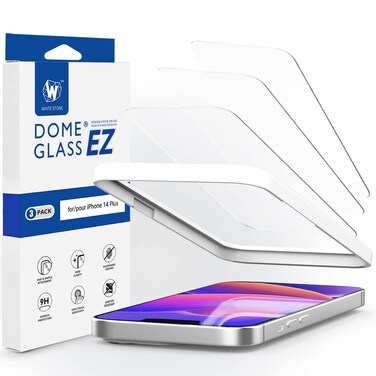 DOME GLASS Whitestone EZ Screen Protector for iPhone 14 Plus