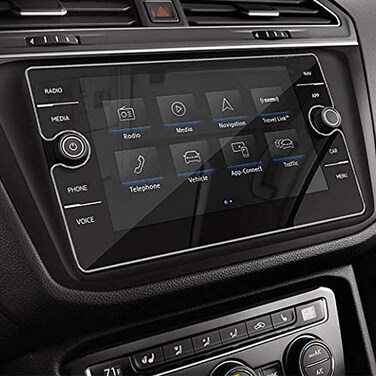INTGET Navigation Screen Protector for 2024 2023 2022 2021 VW Volkswagen Tiguan Atlas Accessories 2020 2019 2018 SE SEL R-Line Car GPS Tempered Glass Center Touch Screen Display Touchscreen Protective