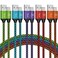 iPhone Charger 5 Pack 10 ft USB Lightning Cable Apple Mfi Certified Cable Fast Charging Cord Nylon Braided Compatible with iPhone 14 13 12 11 XS XR X Pro Max 8 7 6 6S 6 Plus Mini 5S SE Plus iPad