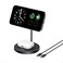 Anker MagSafe Compatible MagGo Charger Stand, iPhone 16 Wireless Charger, 2-in-1 Charging Station, Qi2 Certified 15W Wireless Charger Stand, for iPhone 16/15/14/13/12, AirPods Pro (No Wall Charger)