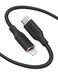 Anker USB-C to Lightning Cable, 641 Cable (Midnight Black, 6ft), MFi Certified, Powerline III Flow Silicone Fast Charging Cable for iPhone 13 13 Pro 12 11 X XS XR 8 Plus (Charger Not Included)