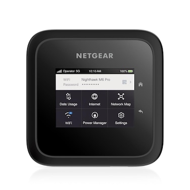 NETGEAR Nighthawk M6 Pro Mobile Hotspot 5G mmWave, 8Gbps, Unlocked,AT&amp;T, T-Mobile,Verizon International Roaming 125 Countries,WiFi 6E,Portable Device with touch control, Modem Wireless Router(MR6550)
