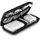 iMangoo Shockproof Carrying Charger Case Hard Protective EVA Impact Resistant Power Bank Pouch Small Electronics Organizer Cable Accessory Travel Essentials for Women, Size 6.5''x3.2''x1'', Black