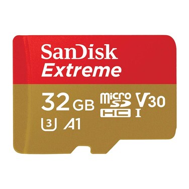 SanDisk 32GB Extreme for Mobile Gaming microSD UHS-I Card - C10, U3, V30, 4K, A1, Micro SD - SDSQXAF-032G-GN6GN