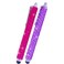 Eco-Fused Universal Bling Stylus Pens - 2 Long Gem Covered Stylus Pens Compatible with All Capacitive Touchscreen Devices (All iPhone, iPad, Android Phones and Tablets) / Microfiber Cleaning Cloth
