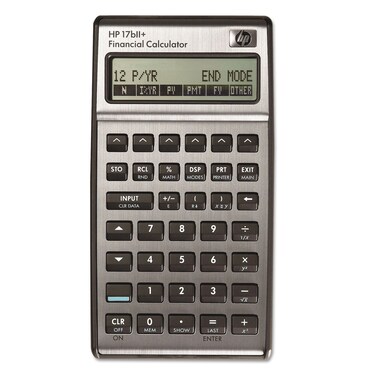 Hp 17Biiplus 17Bii+ Financial Calculator, 22-Digit Lcd