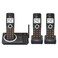 AT&amp;T 3-Handset Expandable DECT 6.0 Cordless Home Phone with Large Display, Big Buttons, Answering Machine, Smart Call Blocker, Long Range, Caller ID, Speakerphone, Intercom: CL82318 (Charcoal Black)