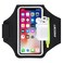 Running Armband with Earphone Bag Cell Phone Armband for iPhone 16 15 Pro 14 Plus 13 11 XR XS, Galaxy S24/S10 Water Resistant Sports Phone Holder Case &amp; Zipper Slot Car Key Holder for 6.7 inch Phone