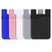SHANSHUI Phone Card Holder, Silicone Phone Case Wallet Credit Card Holder Strong Adhesive Pocket Stick on Compatible for iPhone &amp; All Smartphones