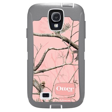 OTTERBOX Defender Series Case and Holster for Samsung Galaxy S4 - Retail Packaging - Realtree Camo - Pink