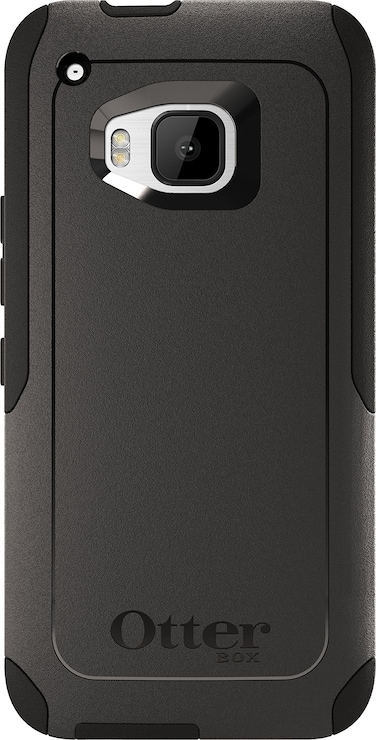 OtterBox Commuter Case for HTC One M9 - Retail Packaging - Black (Black/Black)