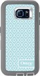 OtterBox DEFENDER SERIES Case for Samsung Galaxy S6 - Retail Packaging- Gunmetal Grey/White/Moroccan Sky