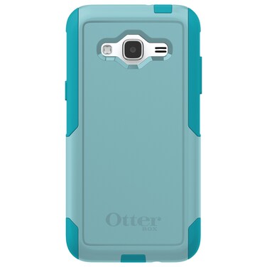OTTERBOX Commuter Series Case for Samsung Galaxy J3/J3 V (Compatibility Below) - Retail Packaging - Aqua Sky (Aqua Blue/Light Teal)