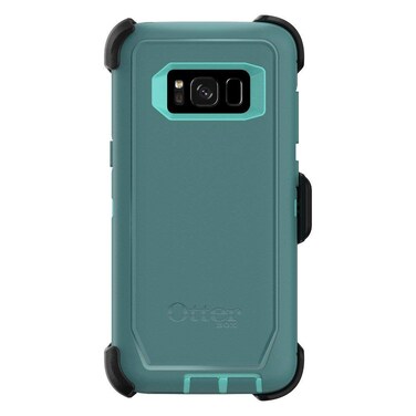 OtterBox Defender Series SCREENLESS Edition for Samsung Galaxy S8 - Retail Packaging - Aqua Mint Way (Aqua Mint/Mountain Range Green)