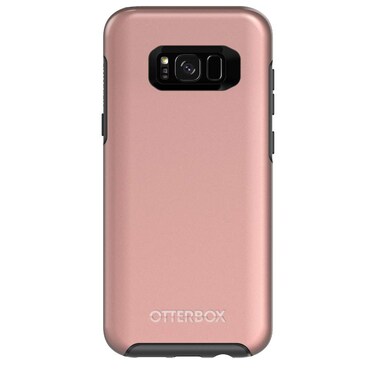 OTTERBOX Symmetry Series for Samsung Galaxy S8+ - Retail Packaging - Pink Gold (Black/Pink Gold Graphic)