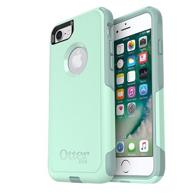 OtterBox iPhone SE 3rd &amp; 2nd Gen, iPhone 8 &amp; iPhone 7 (not Compatible with Plus Sized Models) Commuter Series Case - Ocean Way (Aqua SAIL/Aquifer), Slim &amp; Tough, Pocket-Friendly, with Port Protection