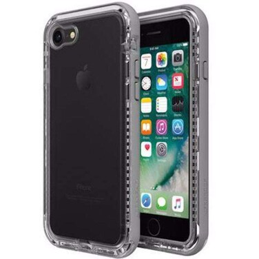 LifeProof Next Dropproof Case for iPhone 7/8 - Beach Pebble (Grey/Clear)