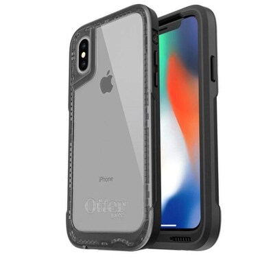 OtterBox Pursuit case cover for iPhone X Tough Black/Clear dust proof