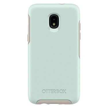 OTTERBOX Symmetry Series Case for Samsung Galaxy J3/J3 (2018)/J3 V 3rd gen/J3 3rd gen/Amp Prime 3/J3 Star - Retail Packaging - Muted Waters (SURF Spray/Silver Lining)