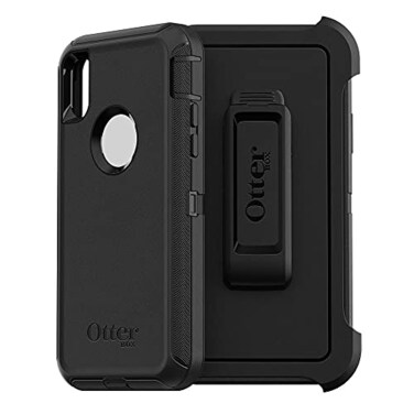 OtterBox Defender Carrying Case (Holster) Apple iPhone X, iPhone Xs Smartphone - Black