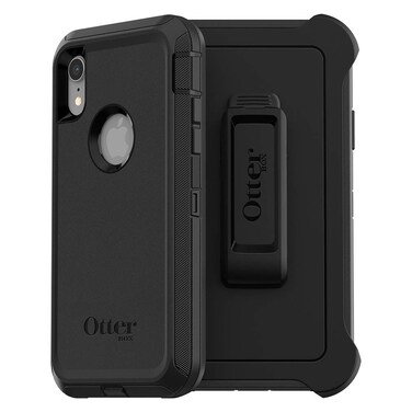 OtterBox DEFENDER SERIES SCREENLESS EDITION Case for iPhone Xr - Frustration Free Packaging - BLACK