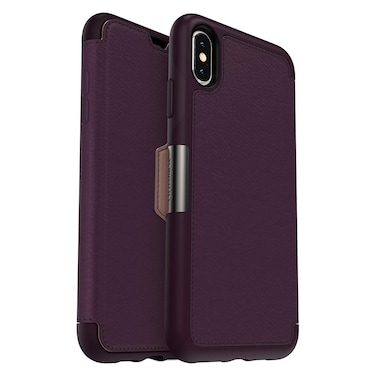 OTTERBOX STRADA SERIES Case for iPhone Xs Max - Retail Packaging - ROYAL BLUSH (WINTER BLOOM/CAMEO ROSE)