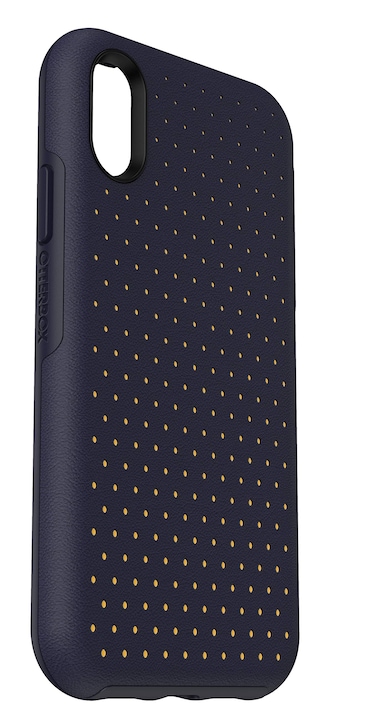 OtterBox Statement Moderne Series Case for iPhone XR - Midnight Polka (Maritime Blue/Citrus)