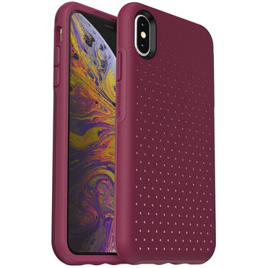 OtterBox Statement Moderne Series Case for iPhone Xs Max - Berry Splash (RED Plum/Silver Pink)