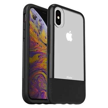 OtterBox Statement Series Case for iPhone Xs - Lucent Black (Clear/Black)