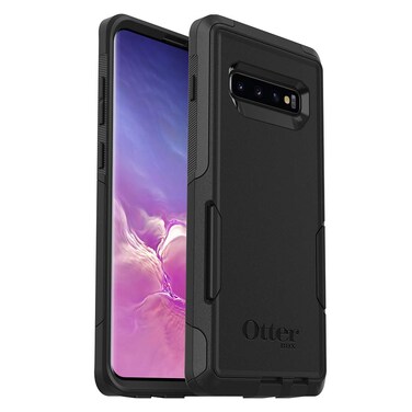 OtterBox Galaxy S10+ Commuter Series Case - Black, Slim &amp; Tough, Pocket-Friendly, with Port Protection