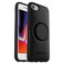 OtterBox iPhone SE 3rd/2nd, iPhone 8/7 (not compatible with Plus sized) Otter+Pop Symmetry Series Case-Black, integrated PopSockets PopGrip, slim, pocket-friendly, raised edges protect camera &amp; screen