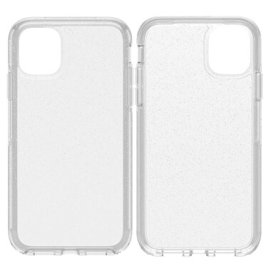 OtterBox iPhone 11 Symmetry Series Case - Stardust (Silver Flake/Clear), Ultra-Sleek, Wireless Charging Compatible, Raised Edges Protect Camera &amp; Screen