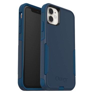 OtterBox iPhone 11 Commuter Series Case - BESPOKE WAY (BLAZER BLUE/STORMY SEAS BLUE), slim &amp; tough, pocket-friendly, with port protection