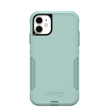 OtterBox iPhone 11 Commuter Series Case - Mint Way (SURF Spray/Aquifer), Slim &amp; Tough, Pocket-Friendly, with Port Protection